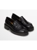 Marc O'Polo Shoes Skórzane slippersy "Phia" w kolorze czarnym