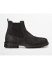 Marc O'Polo Shoes Skórzane sztyblety "Rony" w kolorze antracytowym