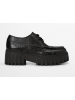 Marc O'Polo Shoes Skórzane trzewiki "Vala" w kolorze czarnym