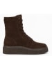Marc O'Polo Shoes Leder-Boots "Bianca" in Dunkelbraun