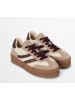 Marc O'Polo Shoes Skórzane sneakersy "Edith" w kolorze szarobrązowym