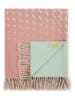 Lanerossi Wolldecke ''Tiglio'' in Grün/ Rosa - (L)180 x (B)130 cm