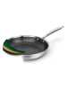 Sauter Braadpan zilverkleurig/zwart - Ø 28 cm