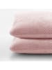 Restilo 2er-Set: Kissenhüllen "Henry" in Rosa