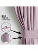 Restilo Schlaufenvorhang "Velvet" in Rosa