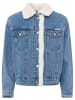 Zwillingsherz Jeansjacke in Blau