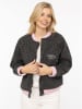 Zwillingsherz Blouson "Leo Sparkle" in Anthrazit