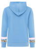 Zwillingsherz Hoodie "Wild Vibes College" in Hellblau