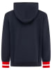 Zwillingsherz Sweatjacke "Très Bien" in Dunkelblau