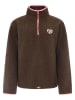 Zwillingsherz Bluza polarowa "Leo" w kolorze brązowym
