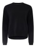 Zwillingsherz Pullover "Kastiger" in Schwarz
