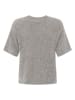 Zwillingsherz Strickshirt "Boxy" in Grau