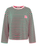 Zwillingsherz Longsleeve "Perfectly Imperfect" in Pink/ Grün