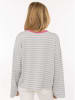 Zwillingsherz Longsleeve "Perfectly Imperfect" lichtblauw/beige