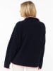 Zwillingsherz Fleece vest donkerblauw