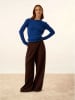 Just Cashmere Kaschmir-Pullover "Avana" in Blau