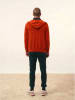 Just Cashmere Kasjmieren vest "Elliot" rood