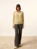 Just Cashmere Kasjmieren trui "Fiona" geel
