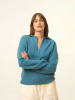 Just Cashmere Kasjmieren trui "Garcia" blauw