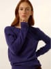 Just Cashmere Kaschmir-Pullover "Helen" in Pflaume