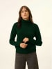 Just Cashmere Kaszmirowy golf w kolorze ciemnozielonym
