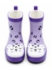 Denokids Gummistiefel "Leopard" in Lila