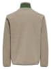 ONLY & SONS Fleece vest "Dallas" beige/groen