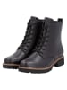 remonte Leder-Stiefel in Schwarz