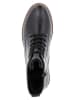 remonte Leder-Stiefel in Schwarz