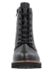 remonte Leder-Stiefel in Schwarz