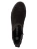 remonte Leder-Chelsea Boots in Schwarz