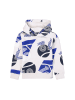 Garcia Hoodie in Weiß/ Blau