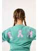 Garcia Sweatshirt turquoise/lichtroze