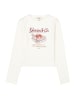 Garcia Longsleeve in Weiß/ Rot