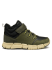 Geox Skórzane botki "Flexyper" w kolorze khaki
