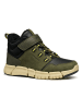 Geox Skórzane botki "Flexyper" w kolorze khaki