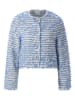 Rich & Royal Cardigan in Weiß/ Blau