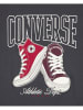 Converse Shirt antraciet/rood