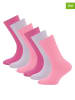 ewers 6er-Set: Socken "Uni" in Pink/ Lila