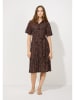 More & More Kleid in Braun/ Schwarz