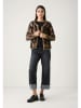More & More Cardigan in Camel/ Schwarz