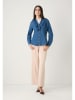 More & More Jeansbluse in Blau