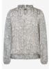 More & More Blouse grijs/wit