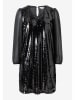 More & More Paillettenkleid in Schwarz