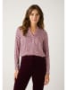 More & More Bluse in Weiß/ Pink/ Schwarz