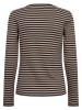 NÜMPH Longsleeve "Numelany" lichtbruin/zwart