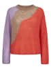 NÜMPH Trui "Nuritti" oranje/camel/lila