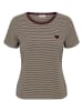 NÜMPH Shirt "Nualexa" beige/bordeaux