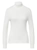 comma Rollkragenpullover in Weiß