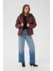 Kaffe Winterjacke in Bordeaux